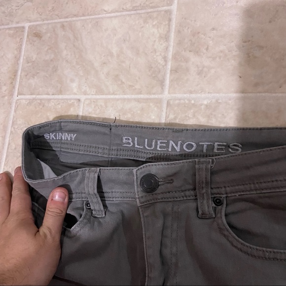 Blue notes grey skinny jeans - Picture 3 of 4